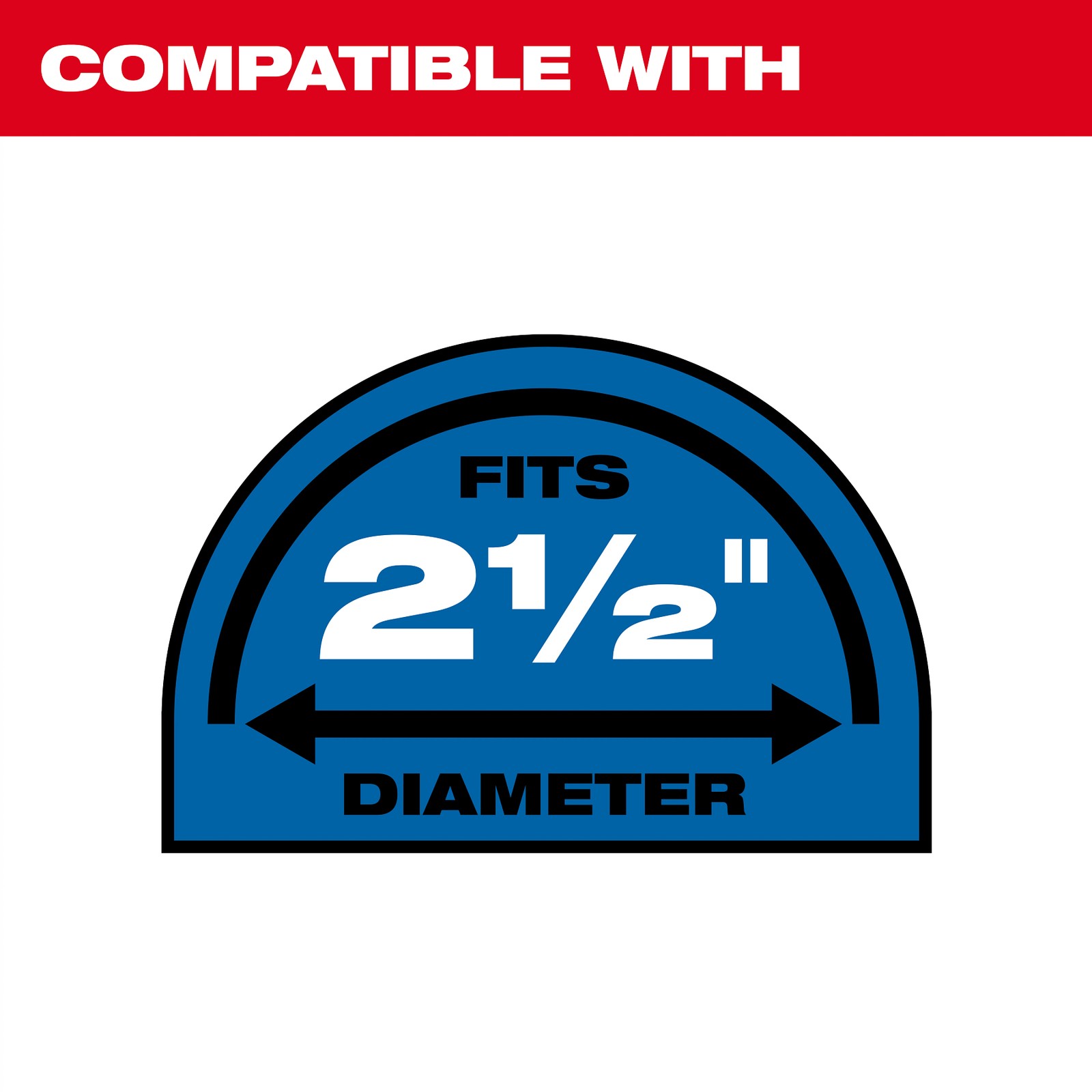 Milwaukee Tool 49-90-2000 2-1/2&Prime; Dust Extraction Adaptor Kit