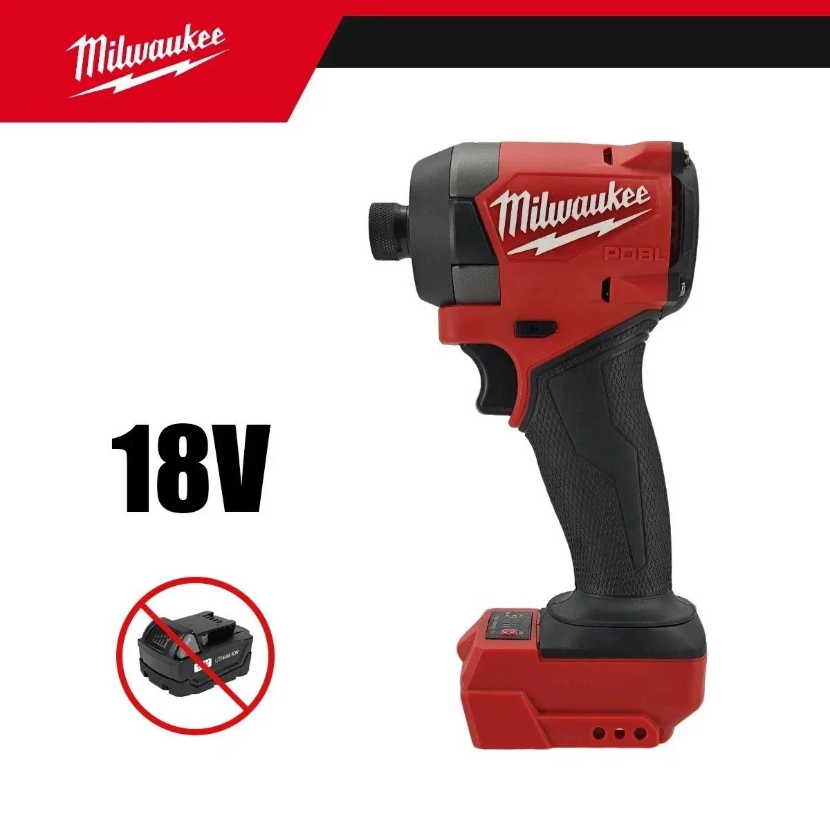 Milwaukee M18 18V Brushless Cordless 1/4&Prime; Impact Driver Screwdriver (Tool Only)