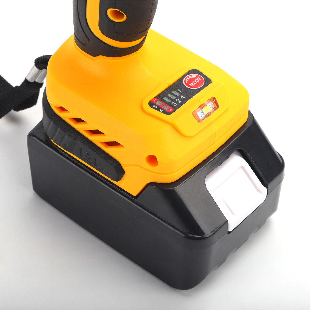 1800Nm Cordless Electric Impact Wrench Gun 1/2 » High Power Driver w/ 2x Battery