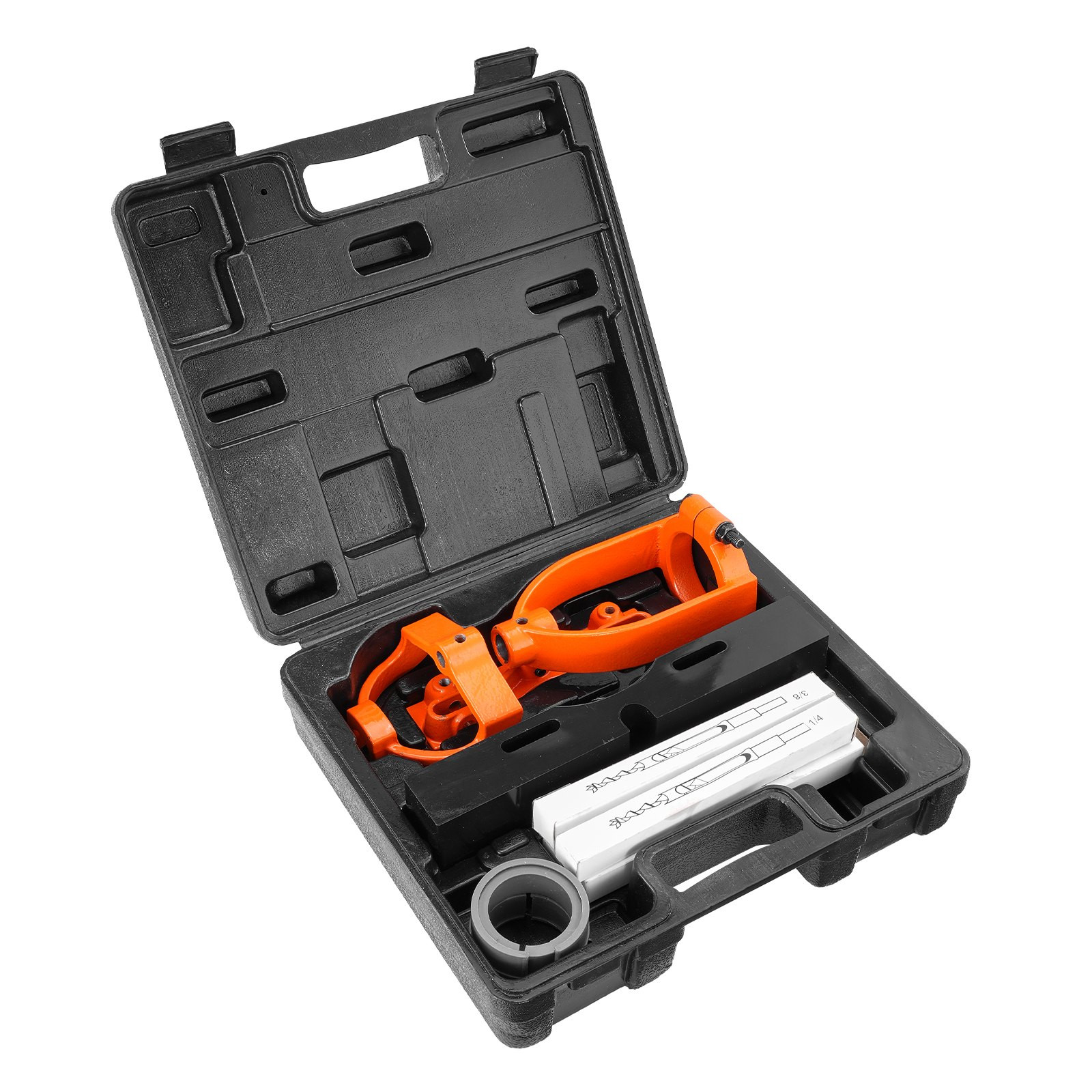 Mortising Attachment for Drill Press, Square Hole Chisel Set with 5 Bushings