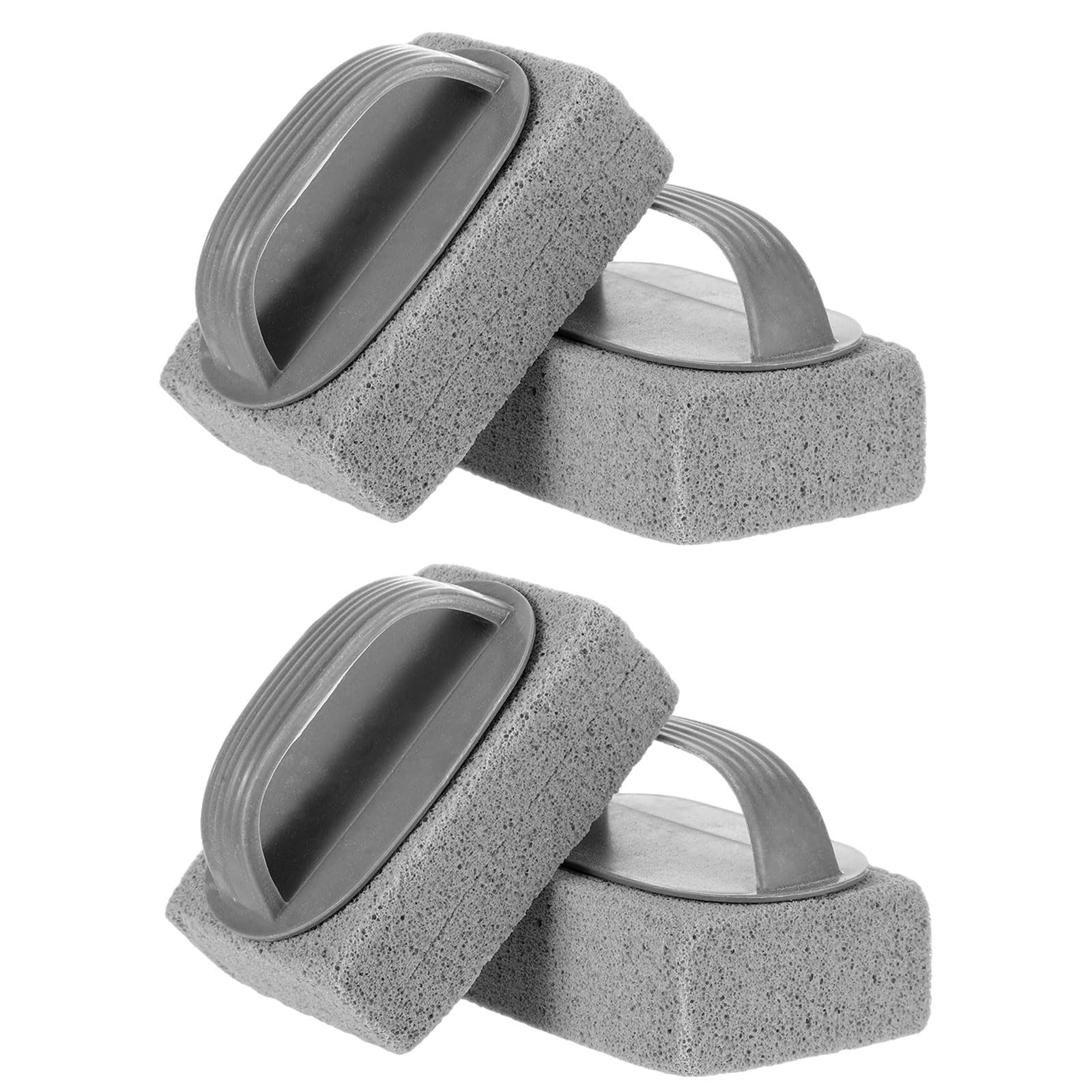 4 Pcs Natural Grey Pumice Stone Cleaning Blocks Toilet Grill Tile Cleaner Set
