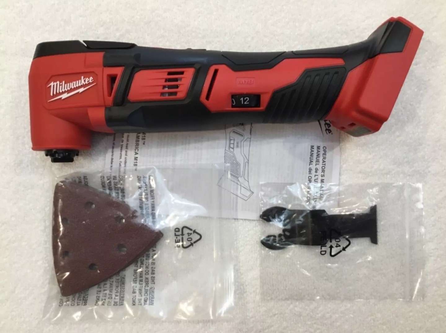 Milwaukee 2626-20 M18 Cordless Oscillating Multi-Tool – (Bare Tool)