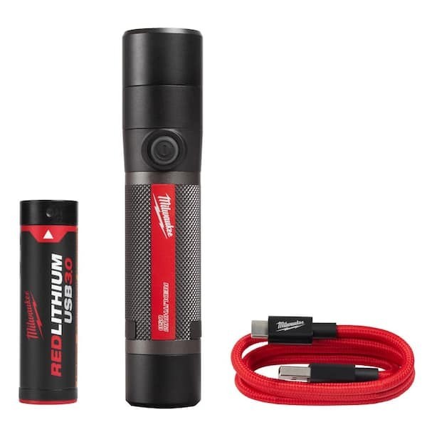 Milwaukee Tool 2160-21 USB Rechargeable 800L Compact Flashlight
