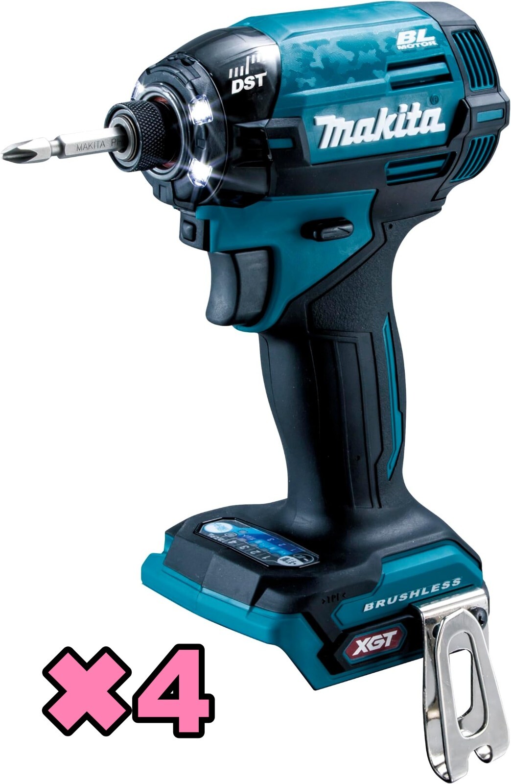 Makita TD002G Impact Driver Blue Body Only 220Nm set of 4