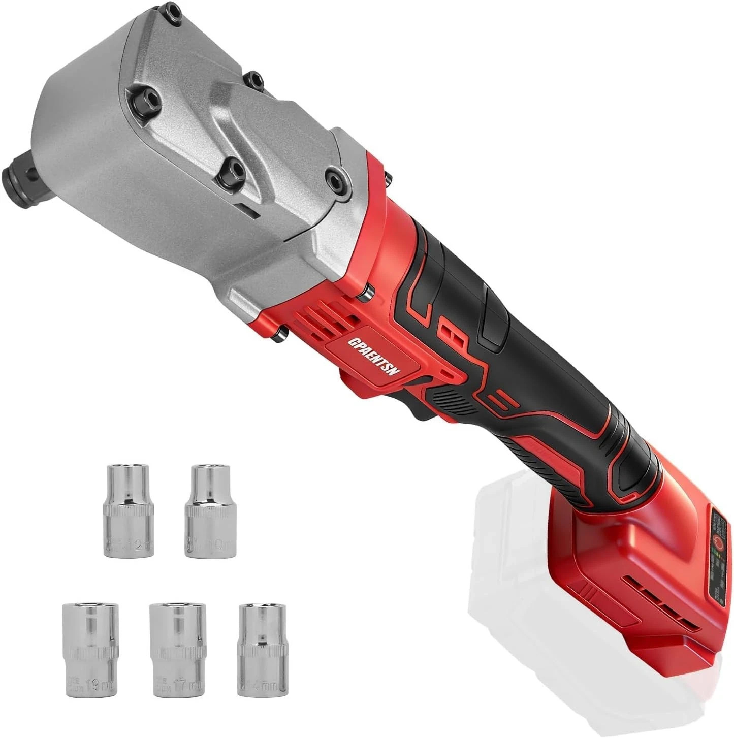 Electric Right Angle Impact Wrench Compatible with Milwaukee M18, 1/2&Prime; 206 Ft-Lb