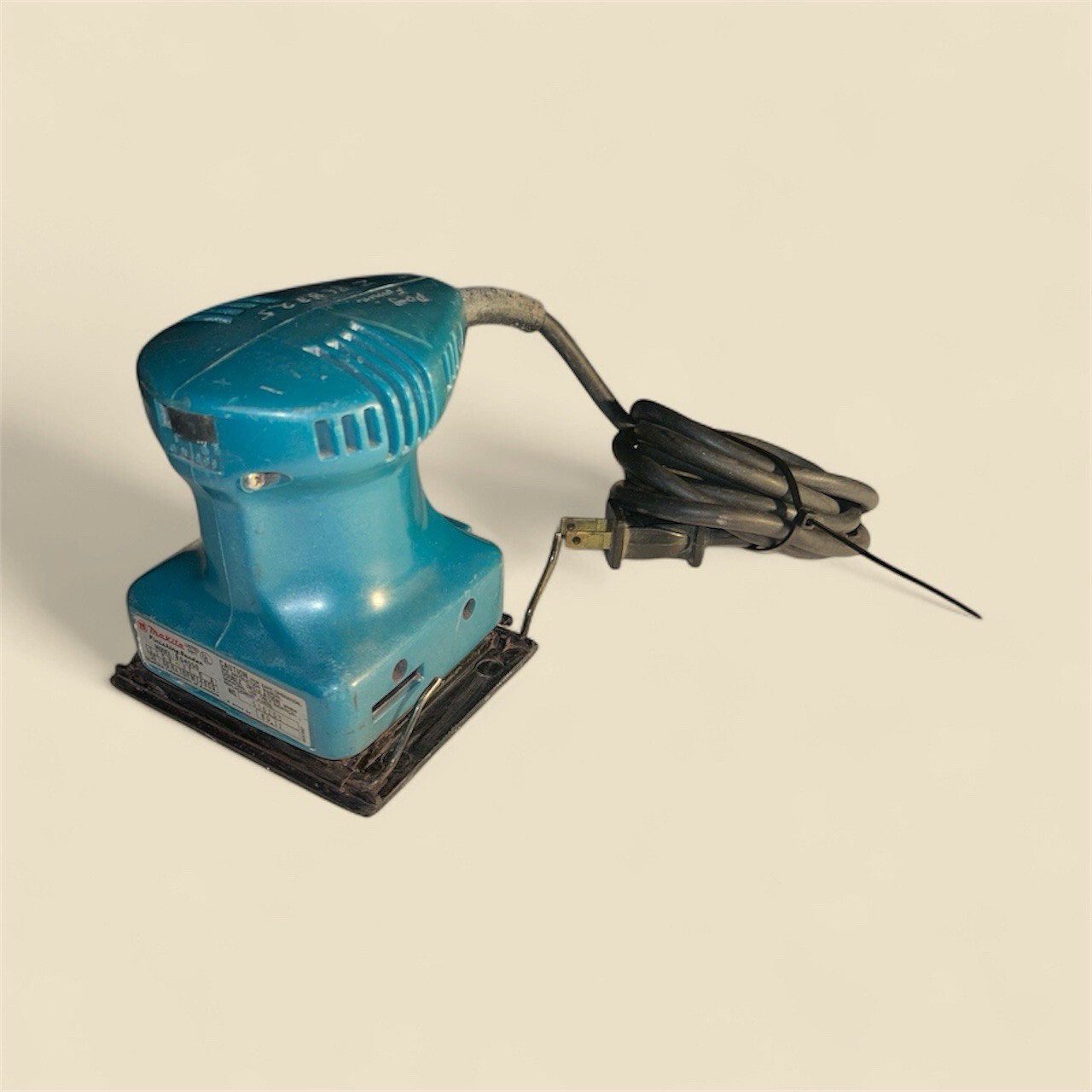 MAKITA Corded Finishing Hand Palm Sander BO4550 1/4 Sheet, Tested, Works