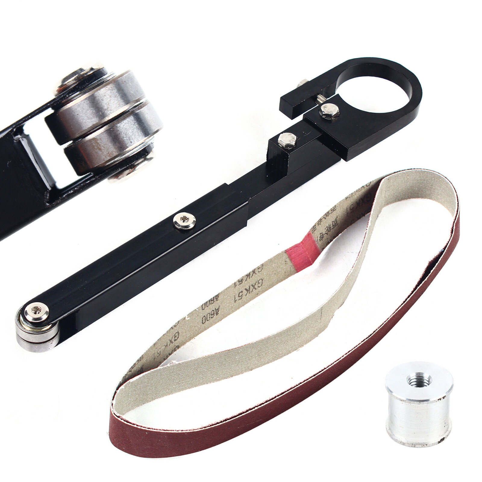 Belt Sander Attachment Kit Bracket Angle Grinder Sanding Polisher & Belt Stable
