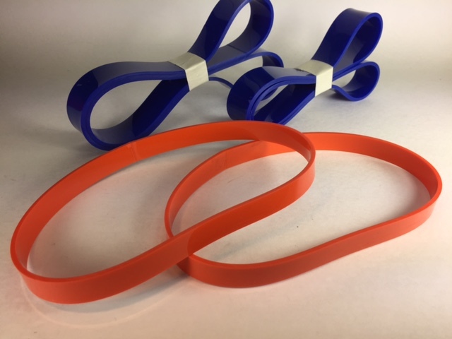 4 URETHANE BAND SAW TIRE SET with METAL + WOOD CUTTING BELT for 28-540 DELTA