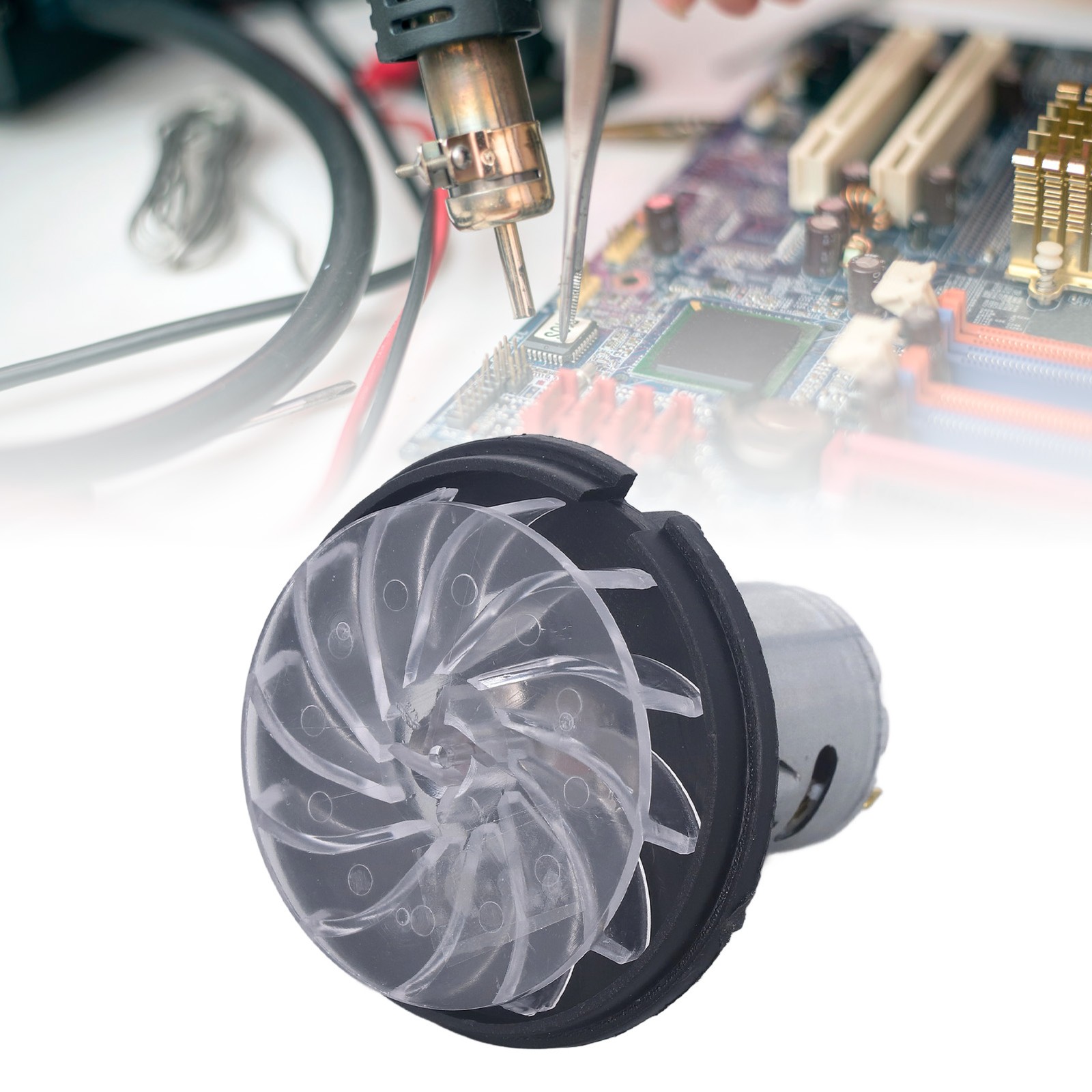 DC12V Electric Motor Fan Universal Cooling Fan Replacement Parts For D26960