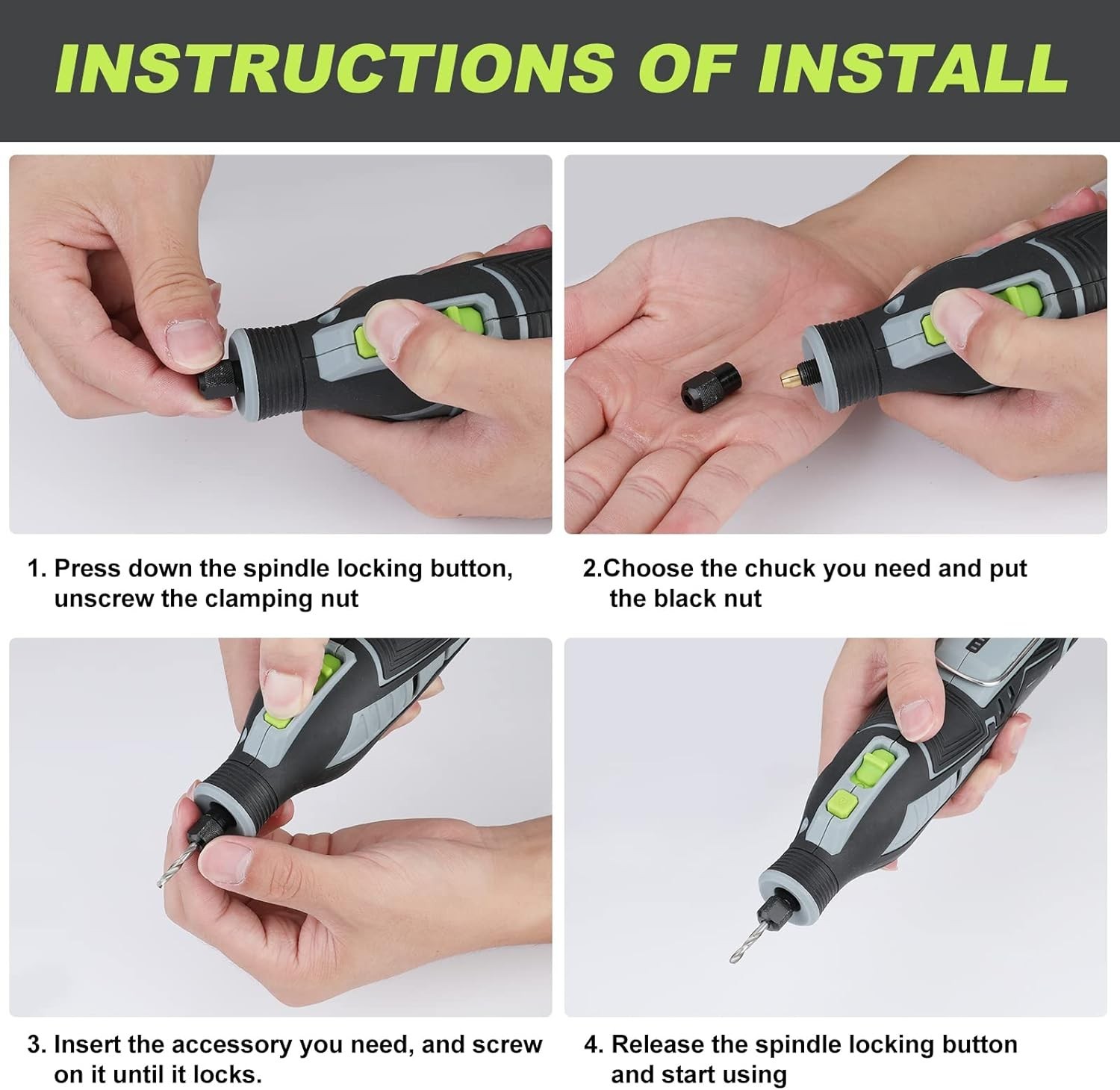 Cordless Rotary Tool Kit | 12V, 5 Speeds, 114 Accessories