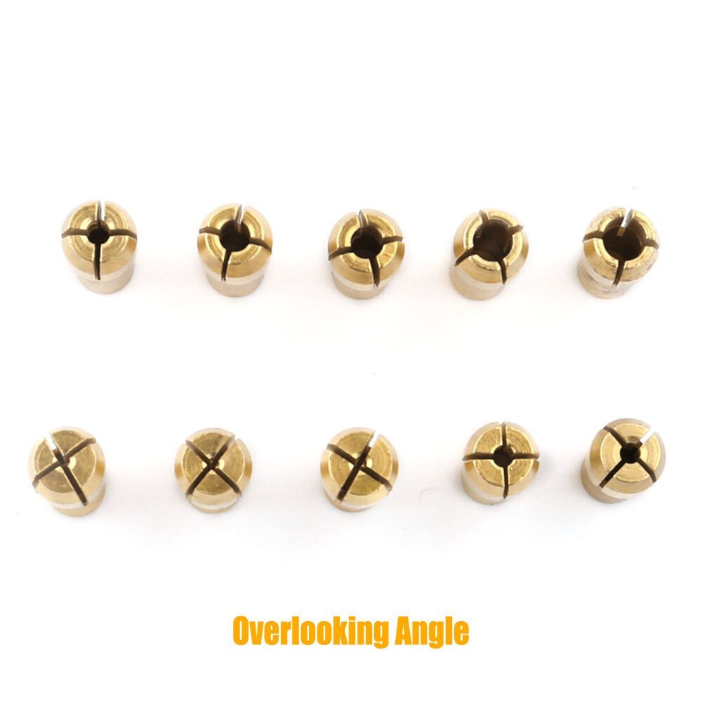 0.5mm to 3.2mm Brass Drill Chuck Collet Bit For Dremel Type Rotary Tools