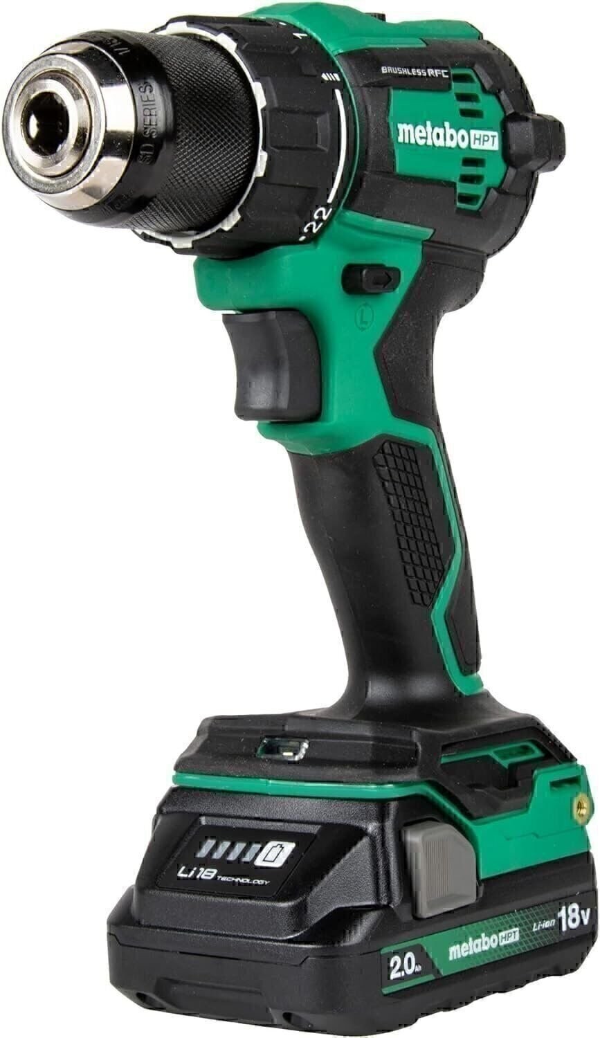 Metabo HPT DS18DEXM 18V MultiVolt Brushless Drill Driver w/ 2 Batteries New NIB