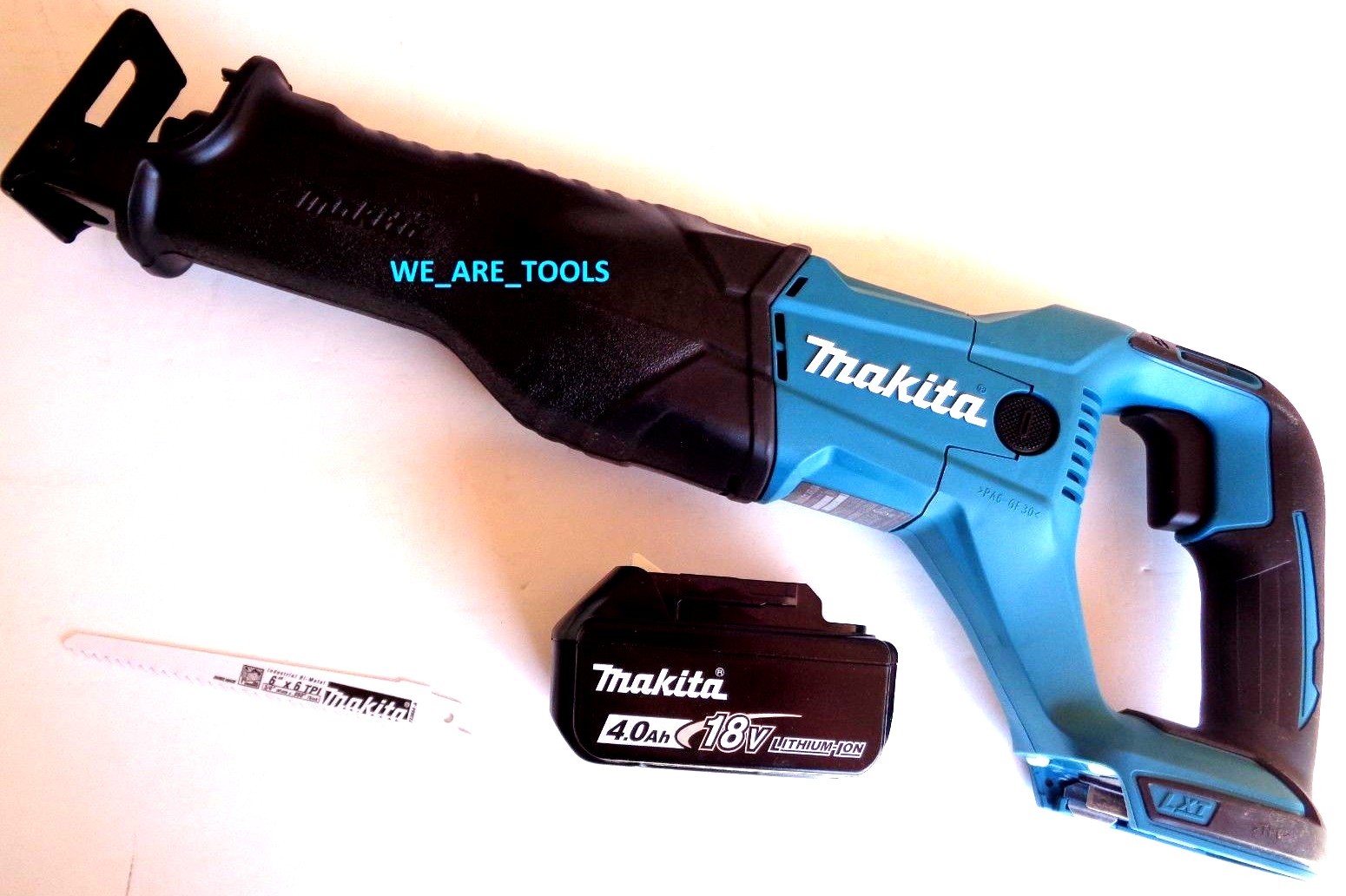 New Makita 18V XRJ04 Cordless Reciprocating Saw, (1) BL1840B 4.0 Battery LXT