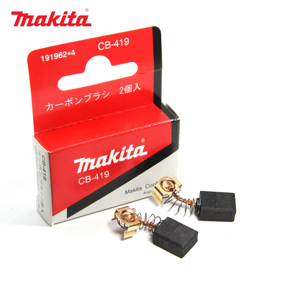 Makita CB419 Carbon Brushes 6x9X11.5mm for HR2432, HR2440, HR2450, HR2450T