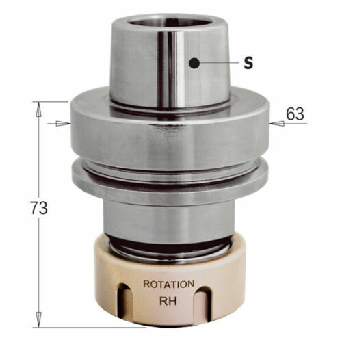 ELASTIC CLAMP SPINDLE “ER32” TAPERED ATTACHMENT CMT 183.300.01 ROTATION DX