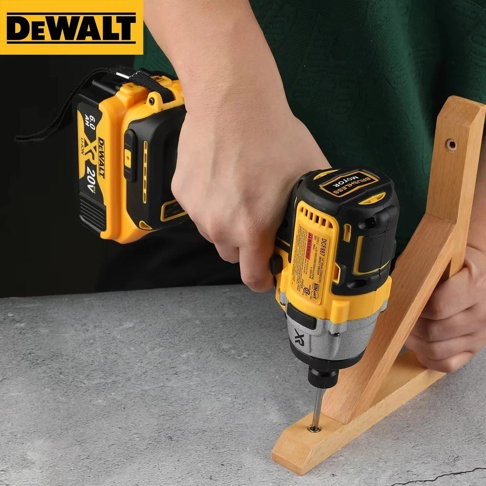 DeWALT DCF887 20V MAX XR Brushless 1/4&Prime; Hex Impact Driver Cordless 3 speed Tool