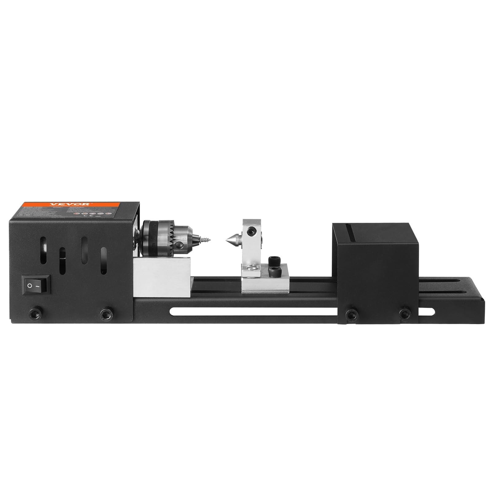 Mini Lathe Machine 2.76&Prime;x6.3&Prime; – 24VDC 96W, 7 Speed Woodworking Tool, DIY Milling
