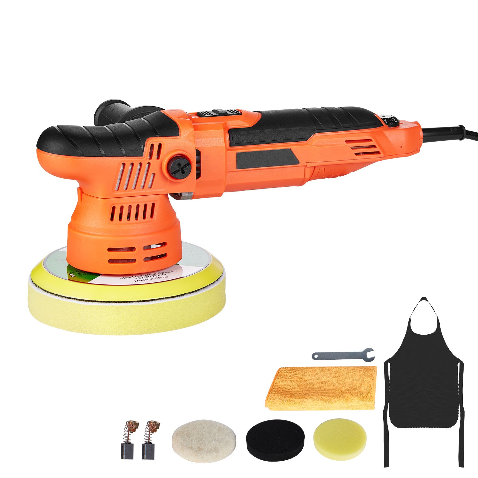 Uimoso 6 Inch Random Orbital Polisher 650W Car Buffer Polisher 2000-6800RPM