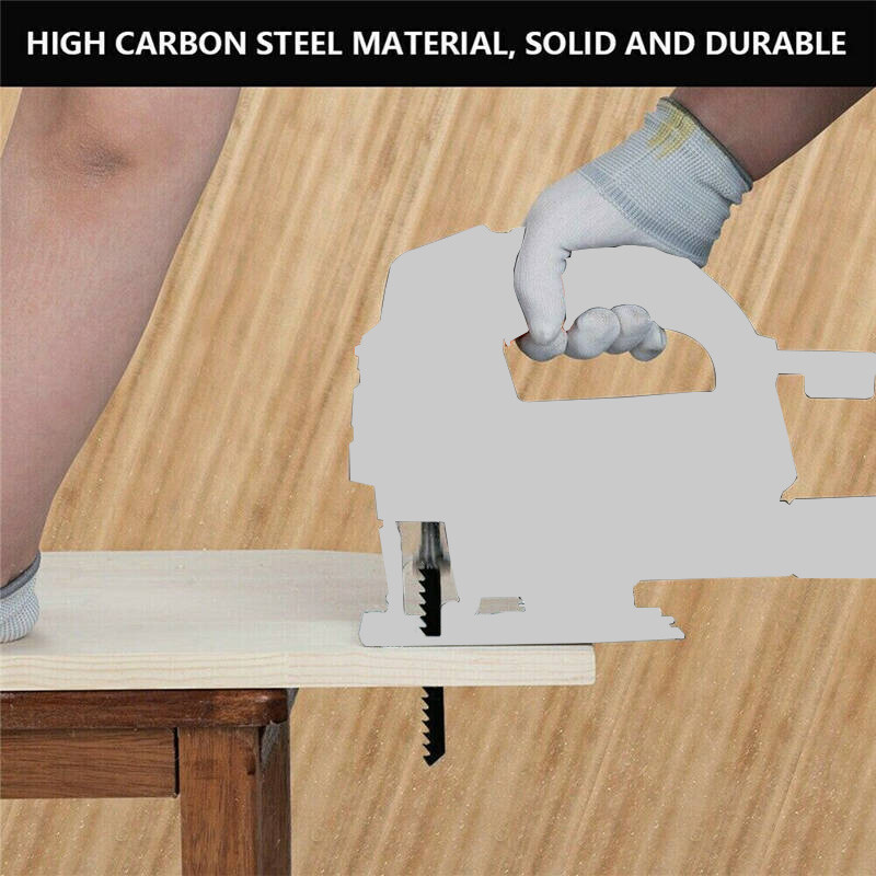 52x T Shank Jigsaw Blades Set For Wood Metal Plastic Cutting Woodworking Tool CS
