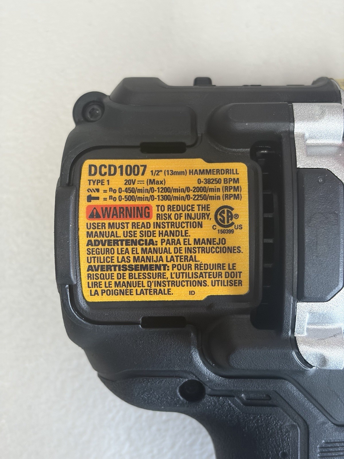 DEWALT DCD1007 BLACKOUT 1/2” Hammer Drill & DCF860 1/4” Impact Driver | 2025