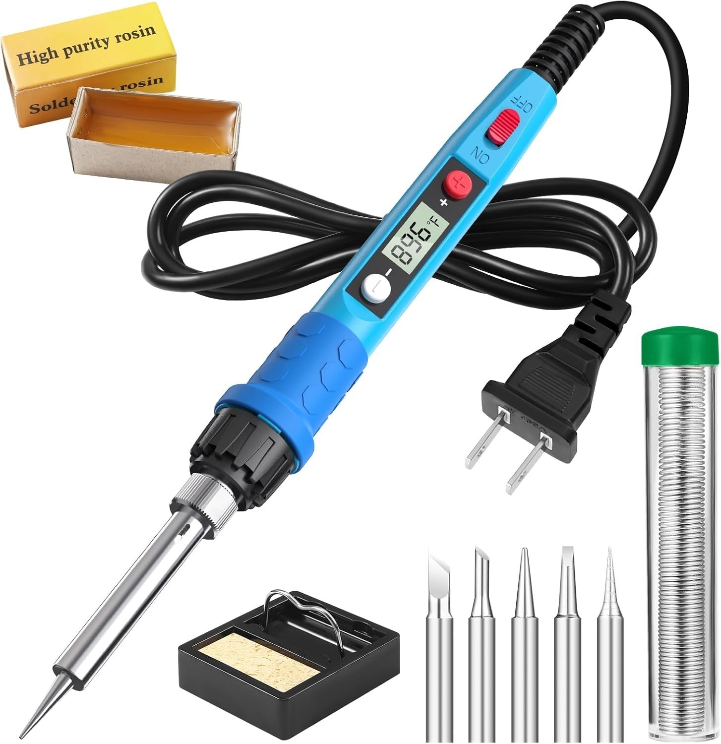 Portable 80W Solder Iron Set with Digital Display – Ideal for Jewelry & Repairs