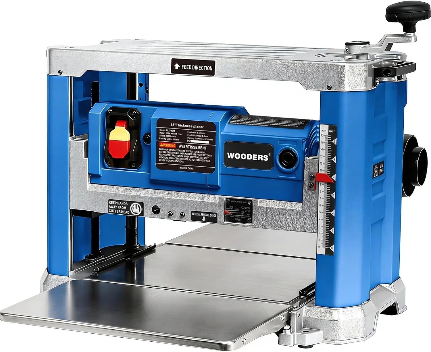 Complete Workshop 13-Inch Thickness Planer – Dust Collection & Safety Features