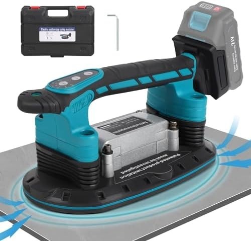 Tile Vibration Machine Installation Tool for Makita 18V Battery, Handheld Automa