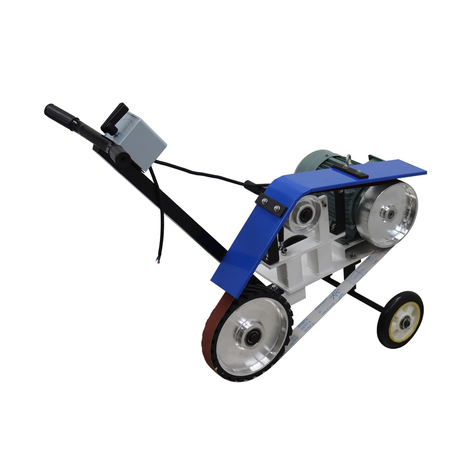 Hand-Push Belt Sander Machine Belt Grinder Sharpener Polishing Machine 220V