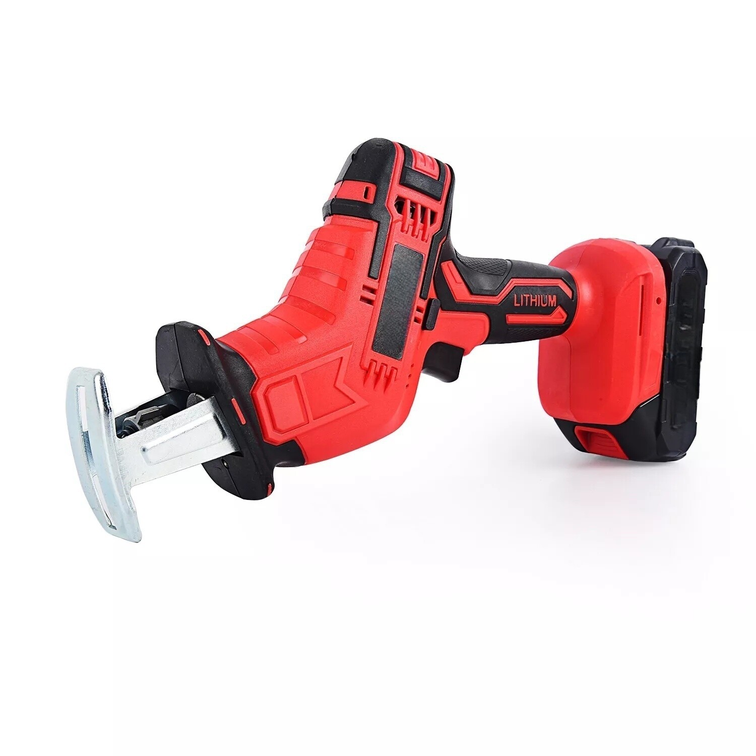 24V Cordless Reciprocating Saw Sabre Saw 2 Battery + 8 Blades + Charger + Gloves