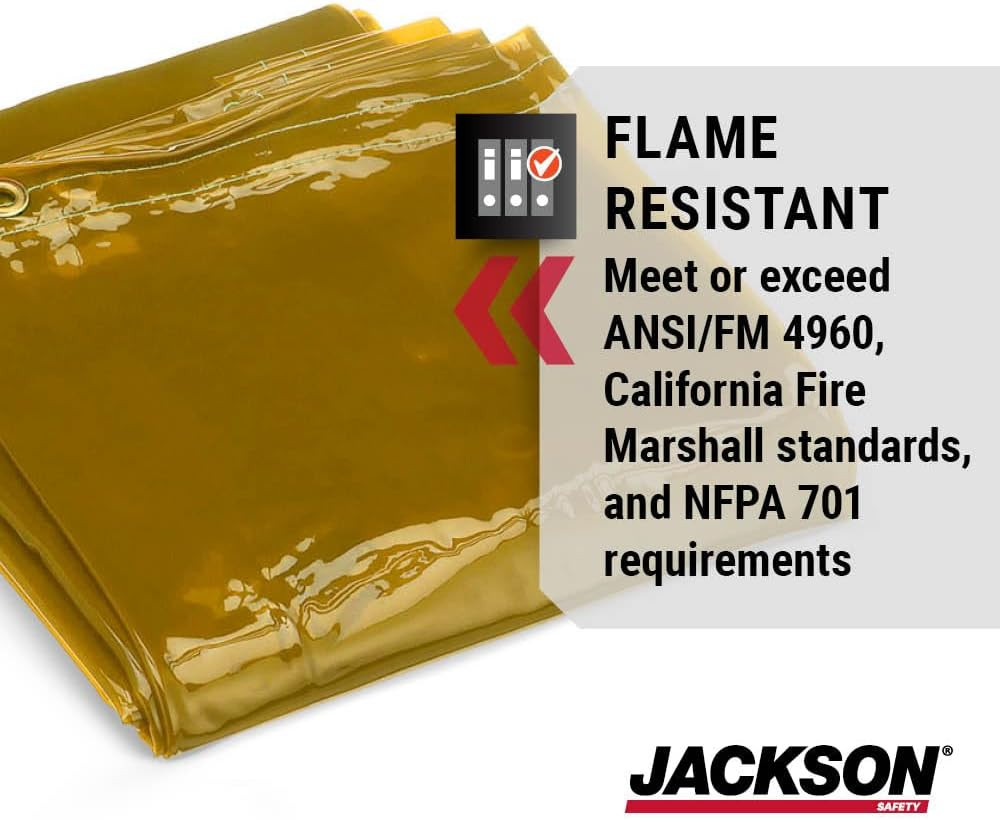 Jackson Safety Wilson Transparent Welding Curtain (Multiple Sizes and Colors),