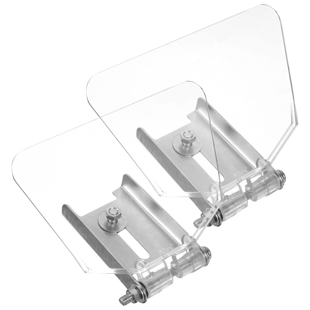 2Pcs Durable Bench Grinder Eye Shield Kit Stainless Steel ABS Protection Guard
