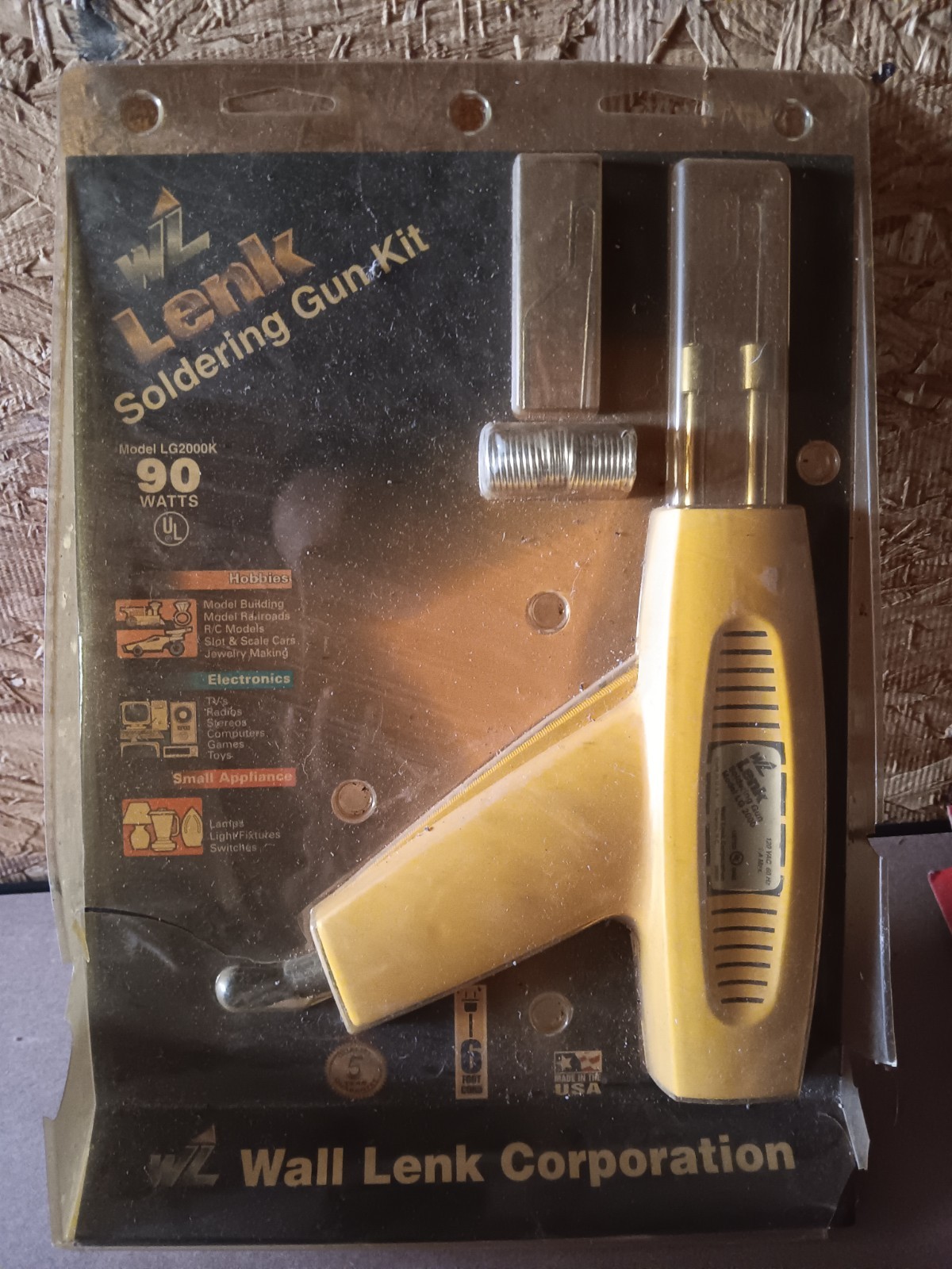 WL Lenk Soldering Gun Kit! ~90 Watts~ Model #LG2000K new