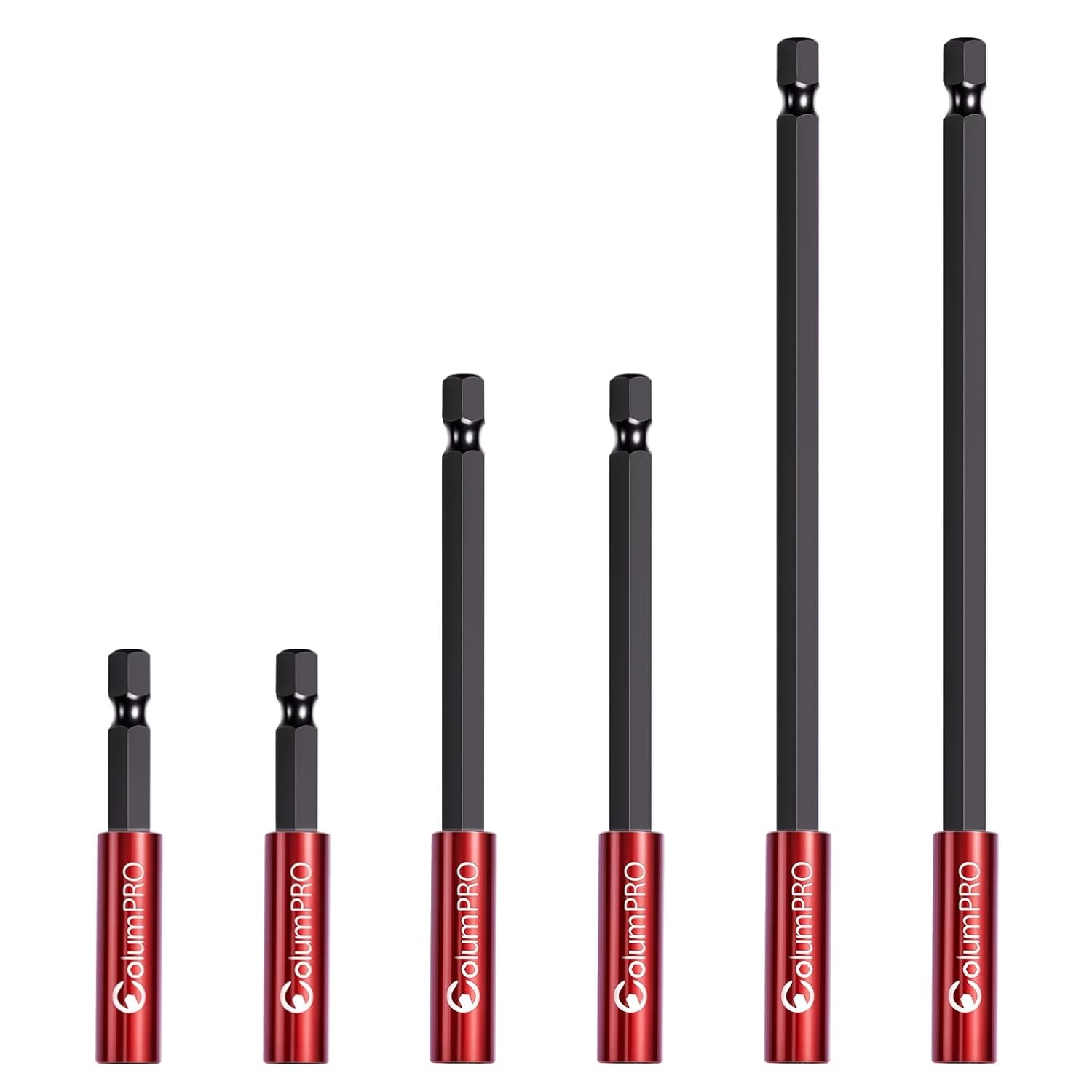6PCS Strong Magnetic Drill Bit Extension Holder for Impact Driver,1/4&Prime;