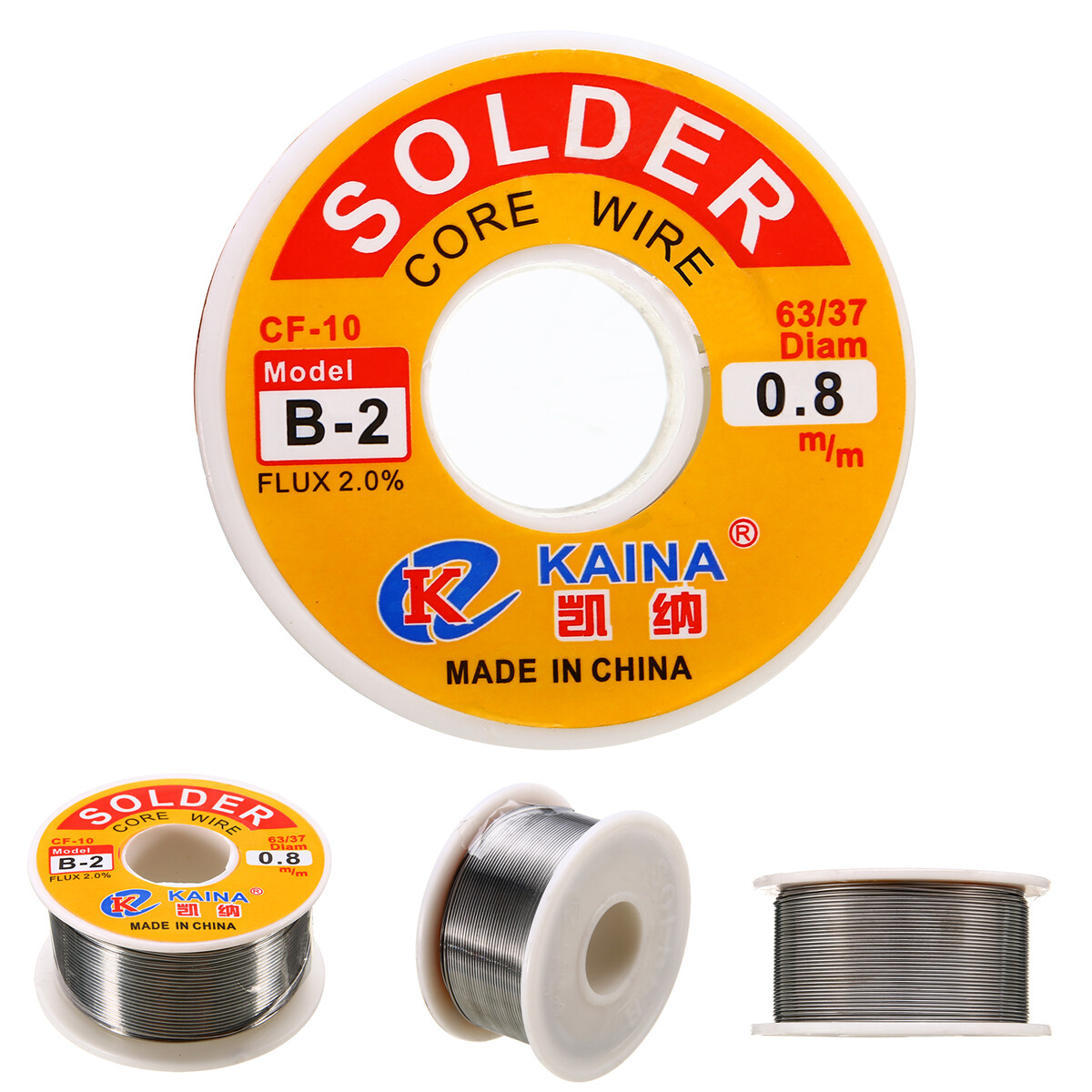 Rosin Core Solder Tin Flux 2% Soldering Iron Wire 0.5 – 2.0mm 50/100g