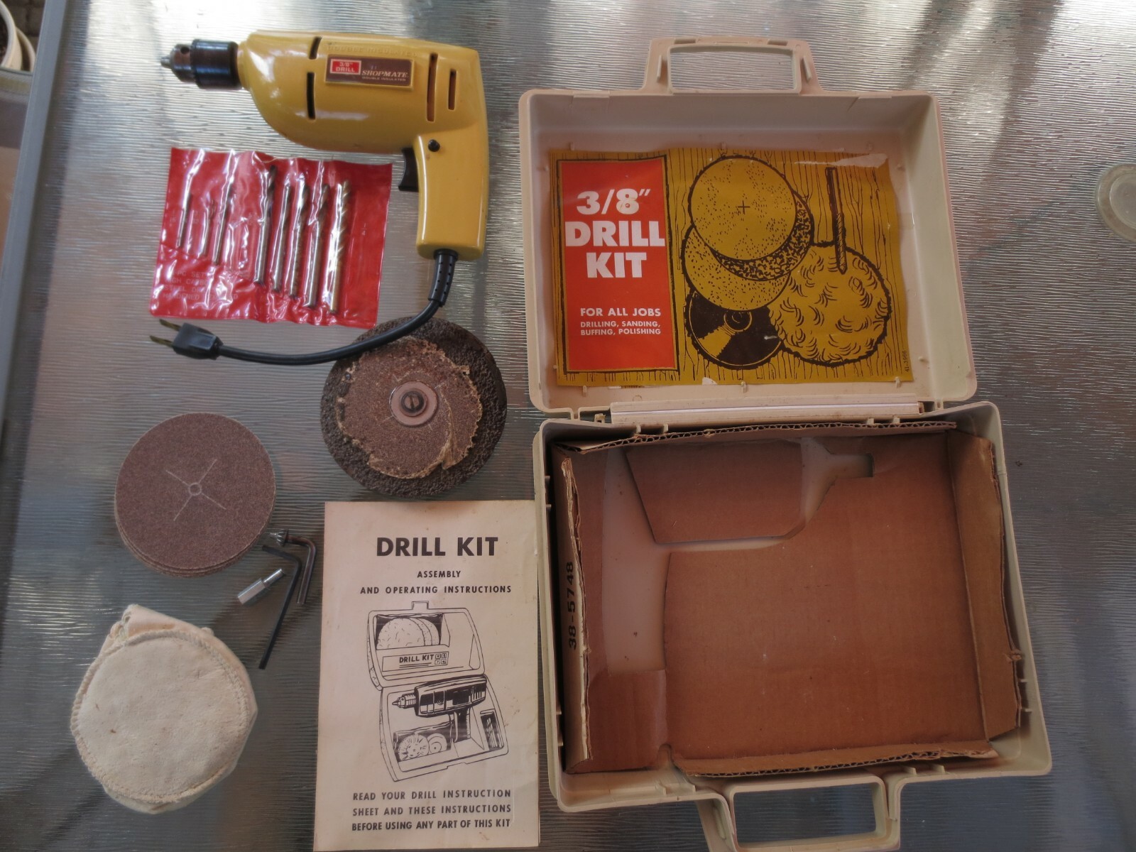 Shopmate 3/8&Prime; Drill McGraw Edison Model 2100 TO Corded Drill Jacobs Multi Craft