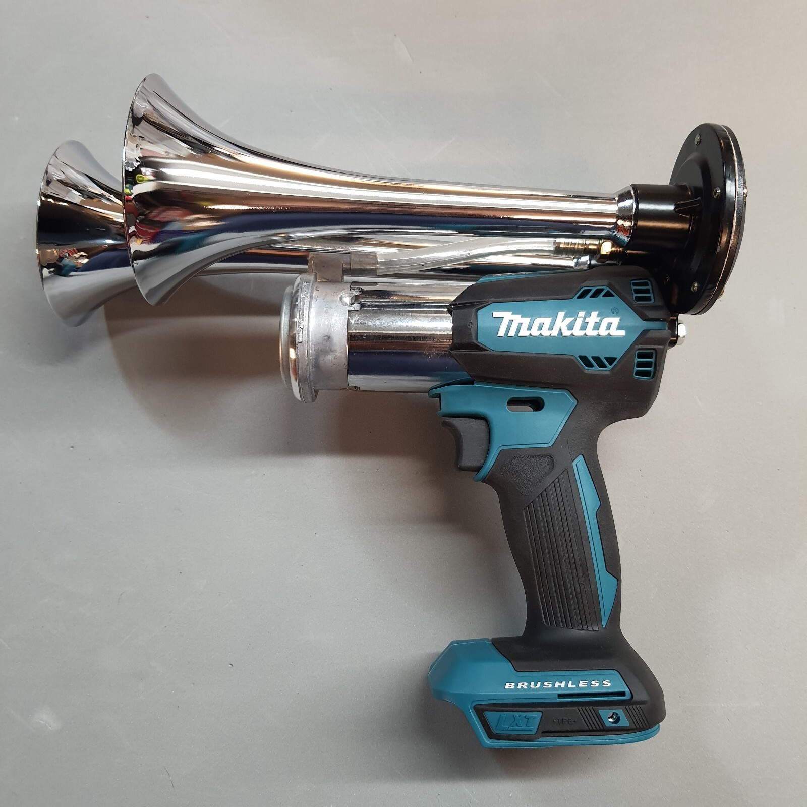 Makita Train Horn 18v Cordless Drill Impact Sports Boat Compress Air Horn Chrome