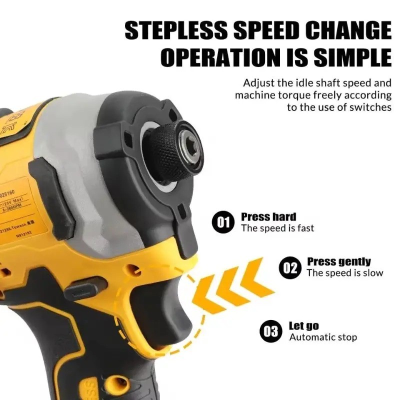 DEWALT DCF850 Impact Driver Electric Driver 20V Brushless Cordless 3250RPM…