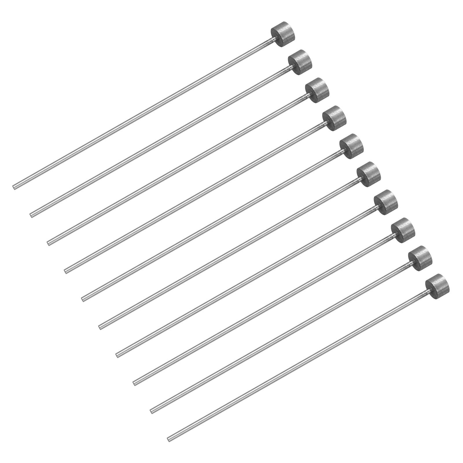 Straight Ejector Pins, 1.5mm Dia 65Mn Steel Round Tip Punch 100 Long 20Pcs