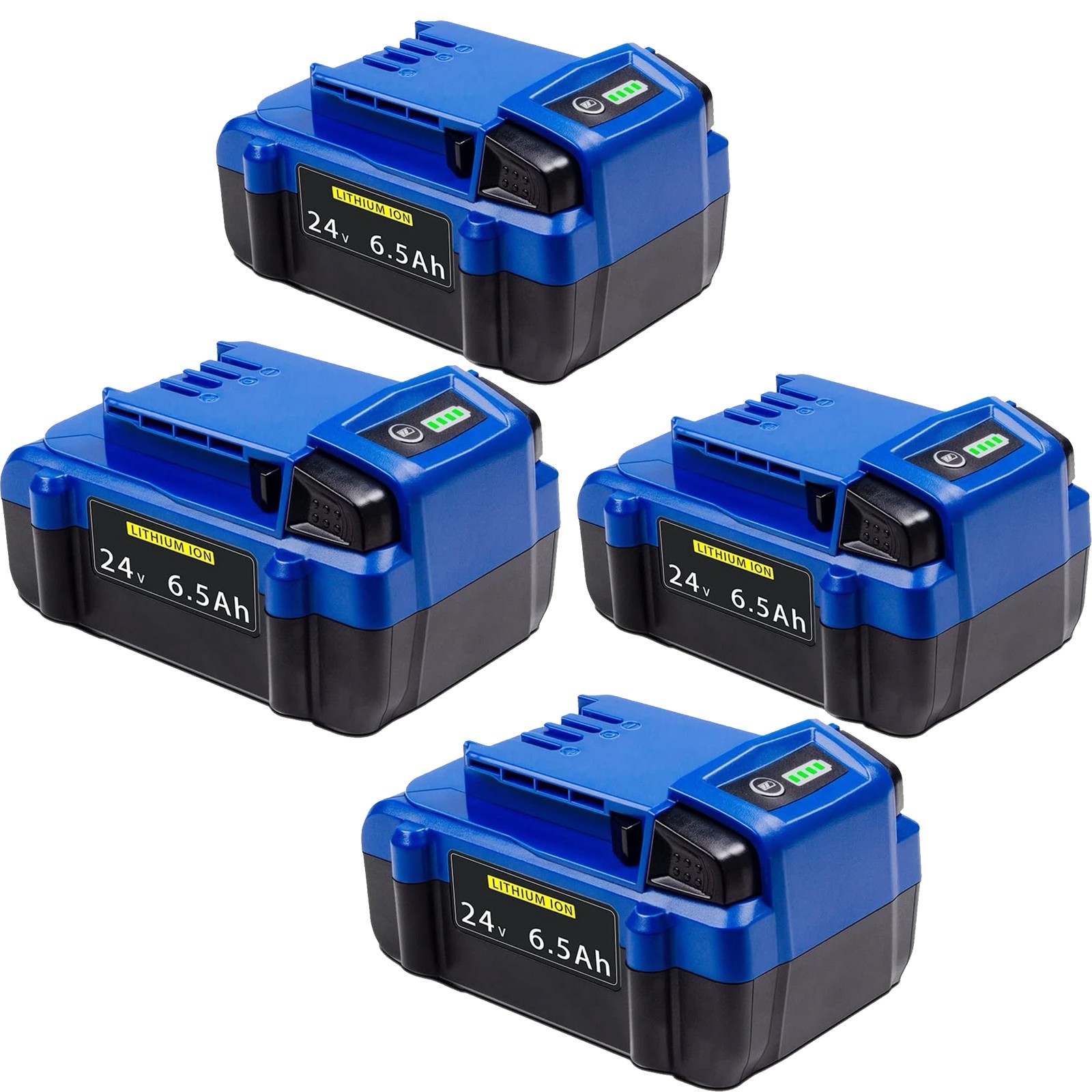 4PACK For Kobalt 24Volt Max Lithium Battery KB624-03 KB524-03 KB424-03 6.5Ah US