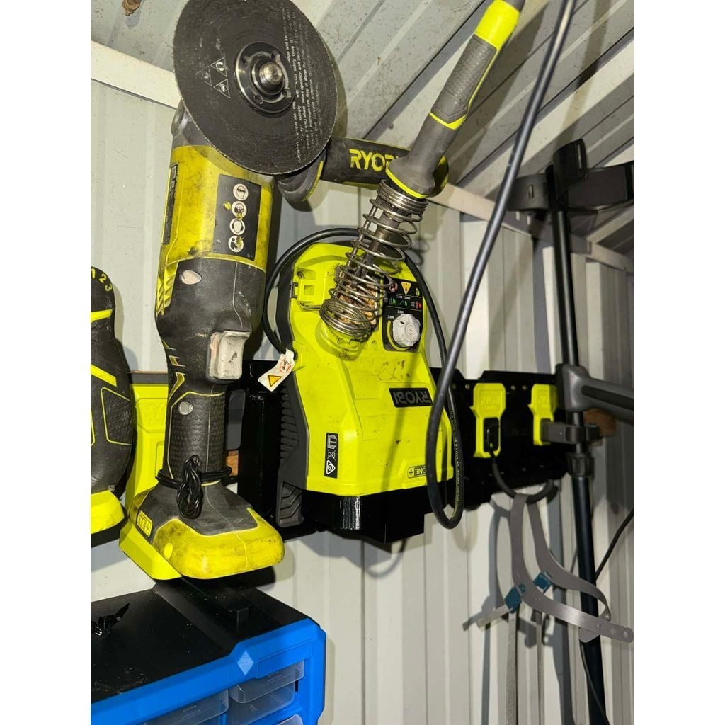 Ryobi Soldering Station 18V Wall Mount | Black 3d Printed Wall Mount