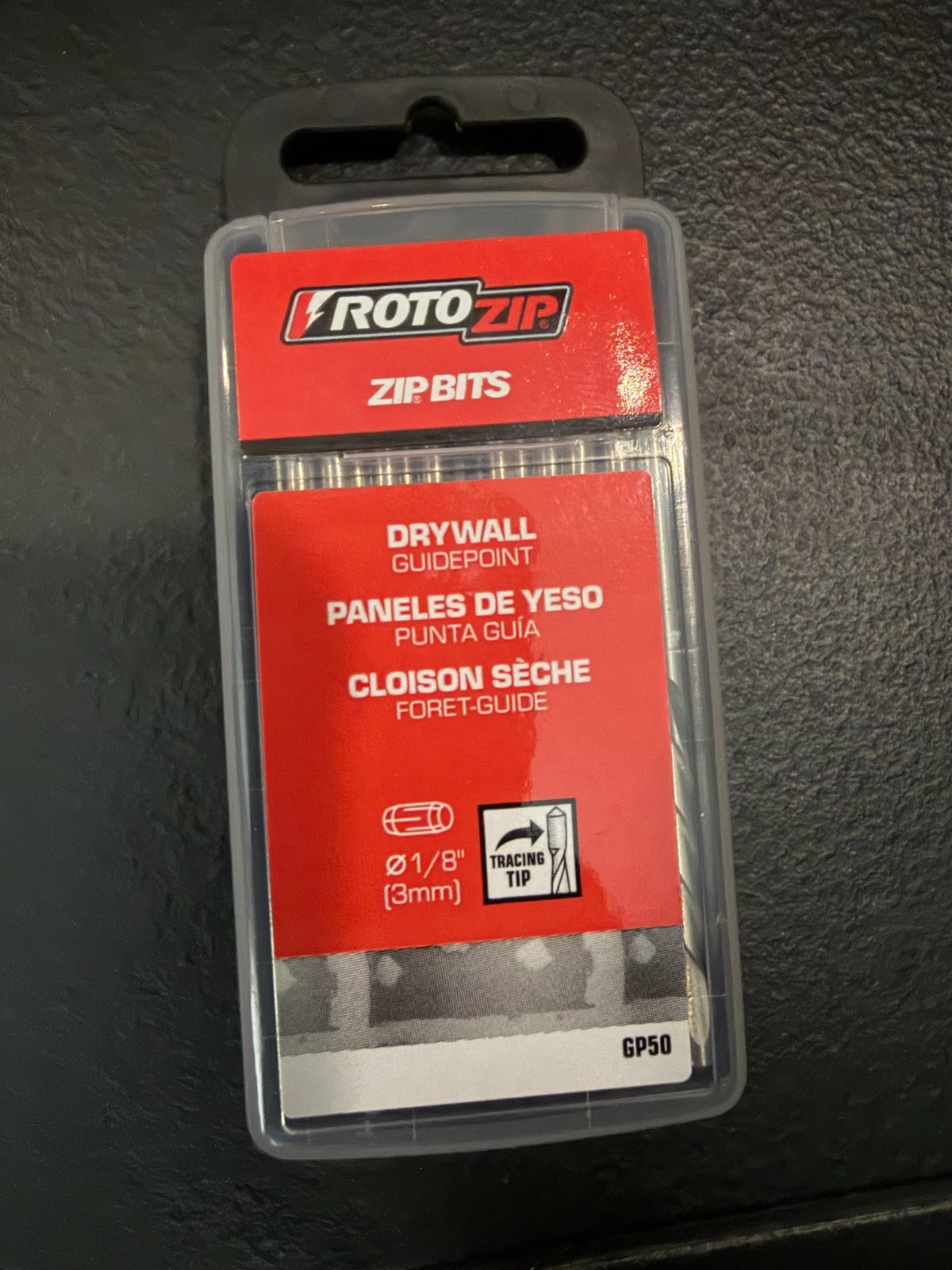 New RotoZip GP50 Zip Bits Drywall Guidepoint 1/8” Cutting Bits 50 Pack