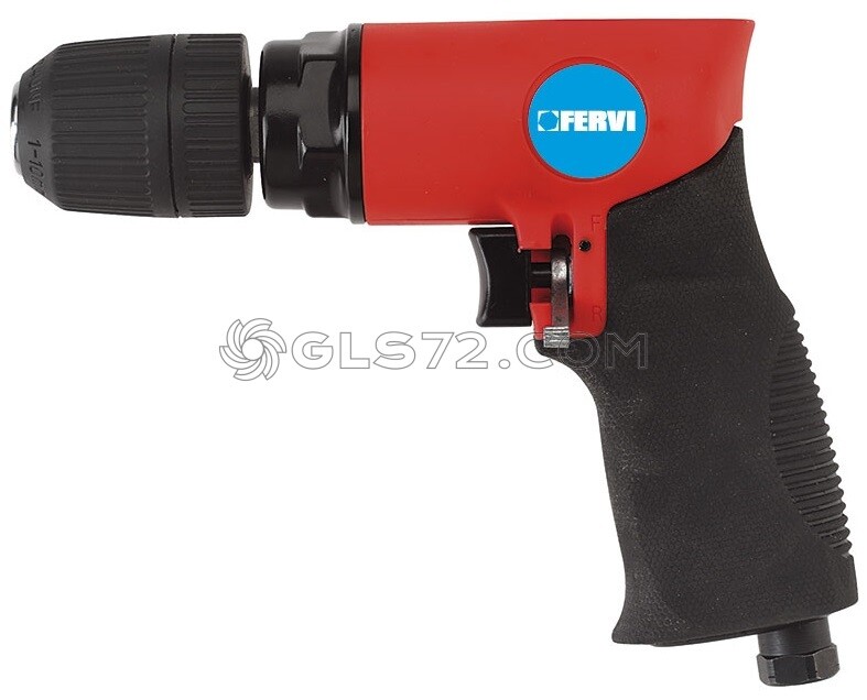 REVERSIBLE AIR IMPACT WRENCH DRILL GUN TOOL COMPRESSOR CHUCK 10 MM FERVI 0574