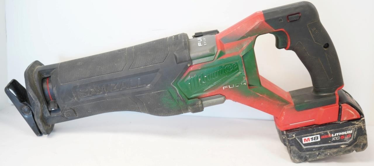 Milwaukee 2821-20 M18 Fuel Brushless Sawzall Reciprocating Saw w/Battery