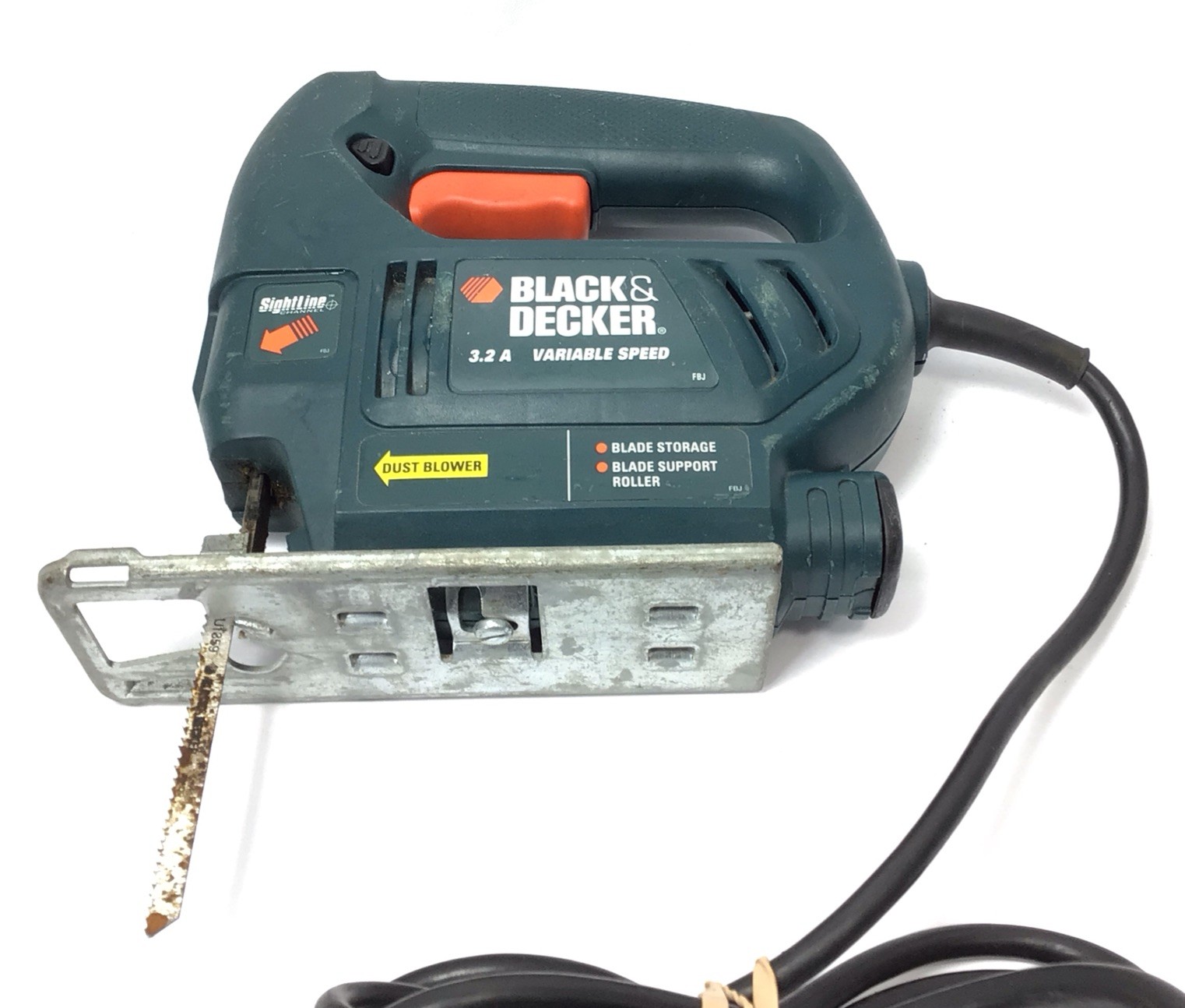 Black & Decker Jigsaw JS200 Type 1 Variable Speed 120V 3.2A Corded Electric Gree