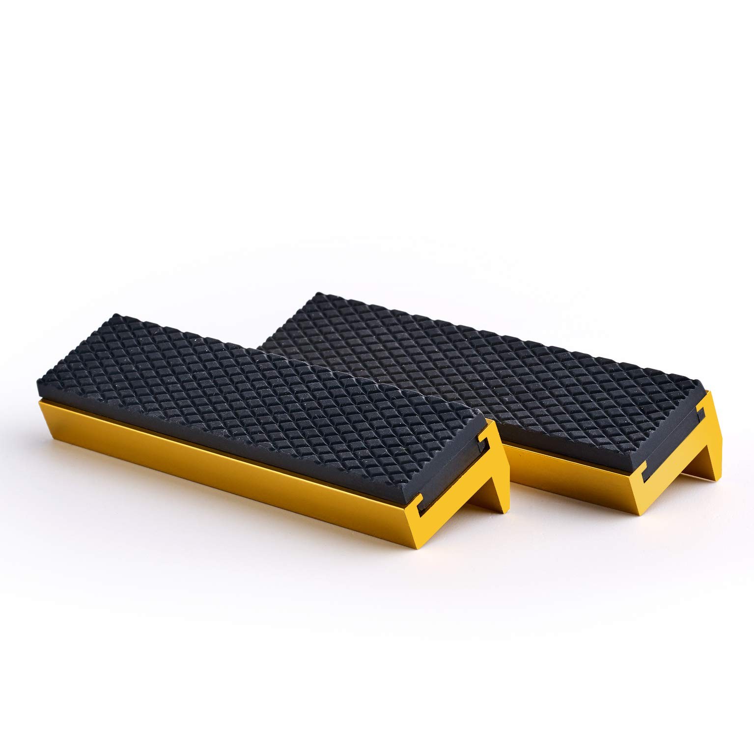 TRISENSE 4&Prime; Vise Jaws, Universal Soft Vice Jaws Pads Covers 4 inches, Golden