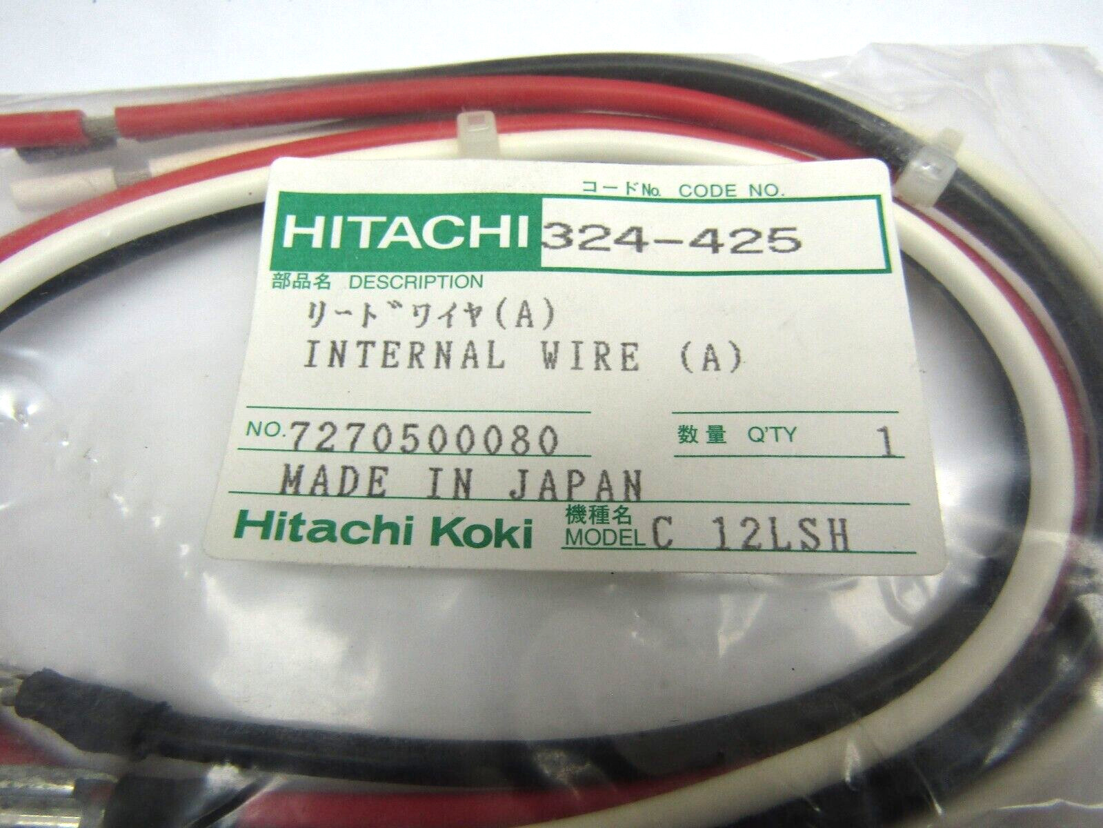 Hitachi Saw 324-425 Internal Wiring C12LSH