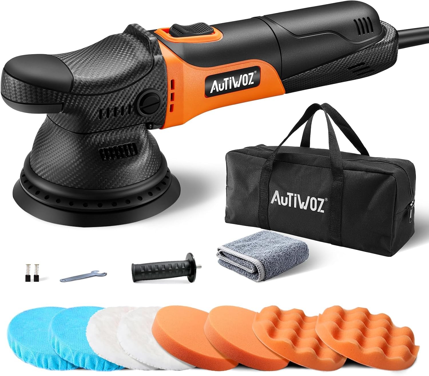 AUTIWOZ 5 Inch DA Polisher Random Orbital 6 Speed