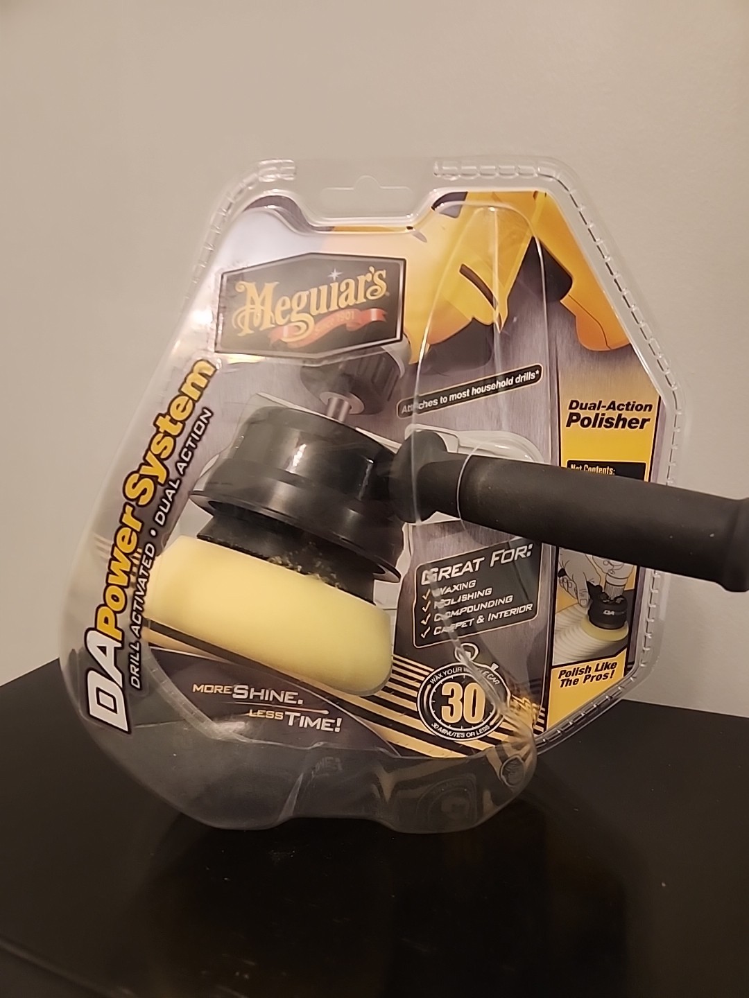 Meguiar’s DA Power System Dual Action Polisher Drill Attachment New Damaged Box