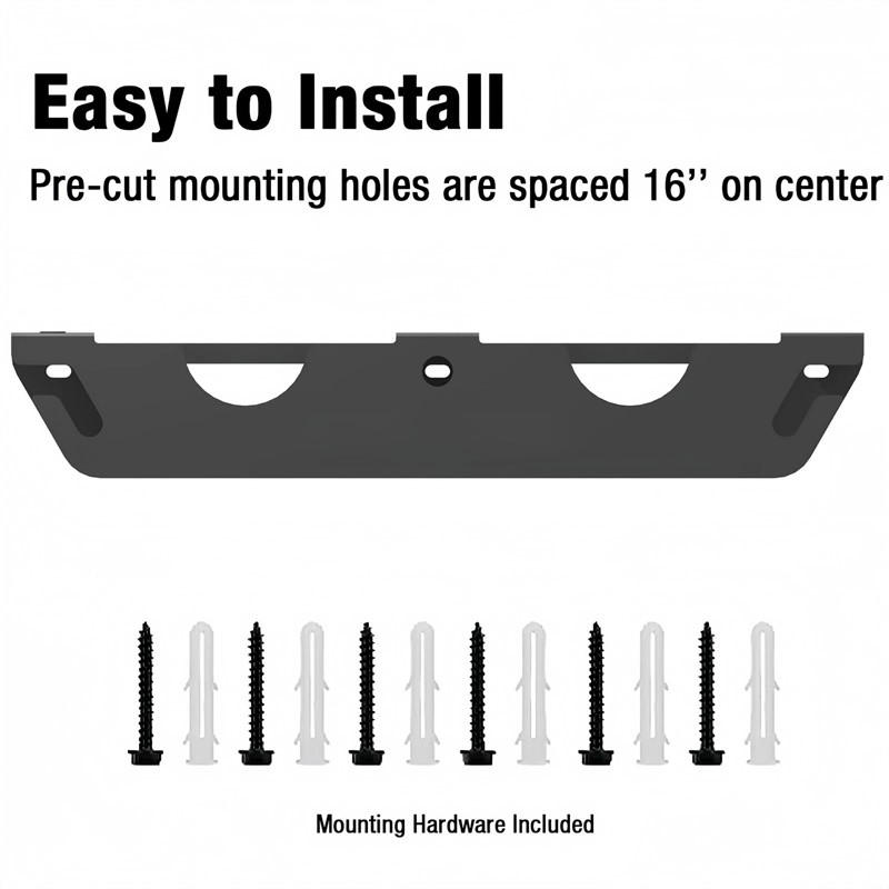 2X Angle Grinder Holder – 4 Bay Angle Grinder Rack/Stand Storage Rack Wall Mount