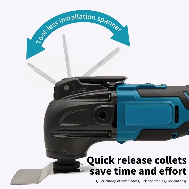 Makita 18V Brushless Quick-Release Oscillating Multi-Tool & Electric Trimmer